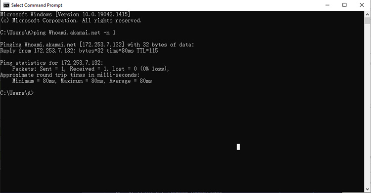 DNS Leak Test in Windows